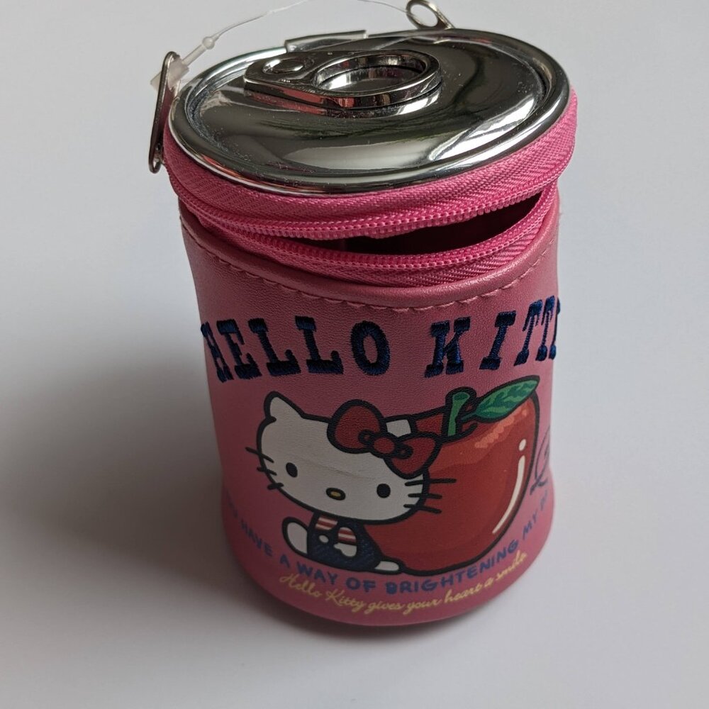 Hello Kitty Zippered Pouch Pop can Sold Only in Japan Brand New with Tags